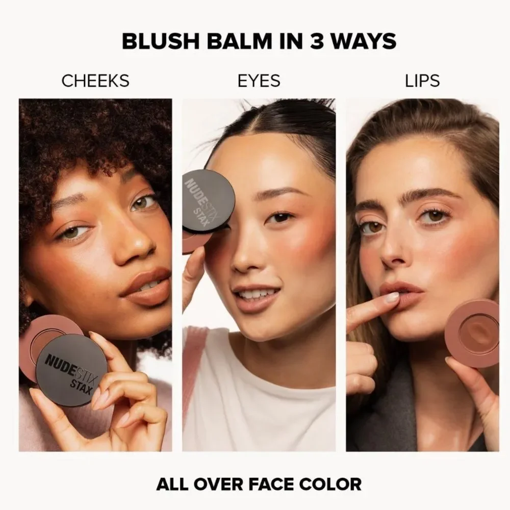 🌻NUDESTIX Sun-kissed STAX All Over Color Blush Balm New Full Size